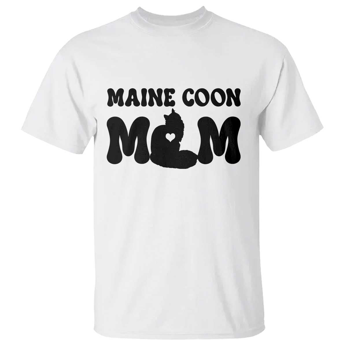 Maine Coon Mom T Shirt Cat Lover Gift For Her