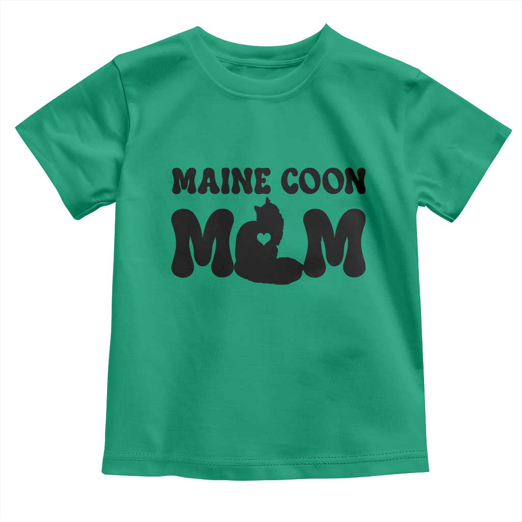 Maine Coon Mom Toddler T Shirt Cat Lover Gift For Her