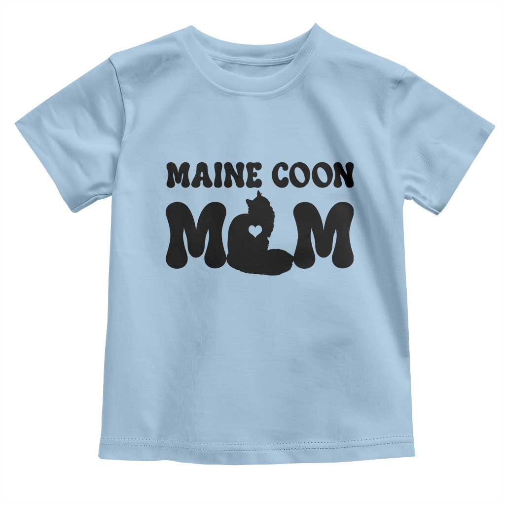 Maine Coon Mom Toddler T Shirt Cat Lover Gift For Her