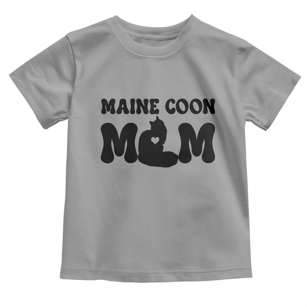 Maine Coon Mom Toddler T Shirt Cat Lover Gift For Her