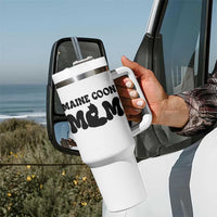 Maine Coon Mom Tumbler With Handle Cat Lover Gift For Her