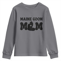 Maine Coon Mom Youth Sweatshirt Cat Lover Gift For Her