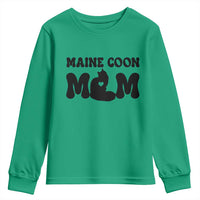 Maine Coon Mom Youth Sweatshirt Cat Lover Gift For Her