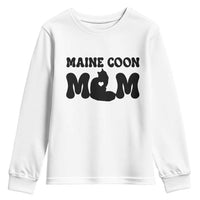 Maine Coon Mom Youth Sweatshirt Cat Lover Gift For Her