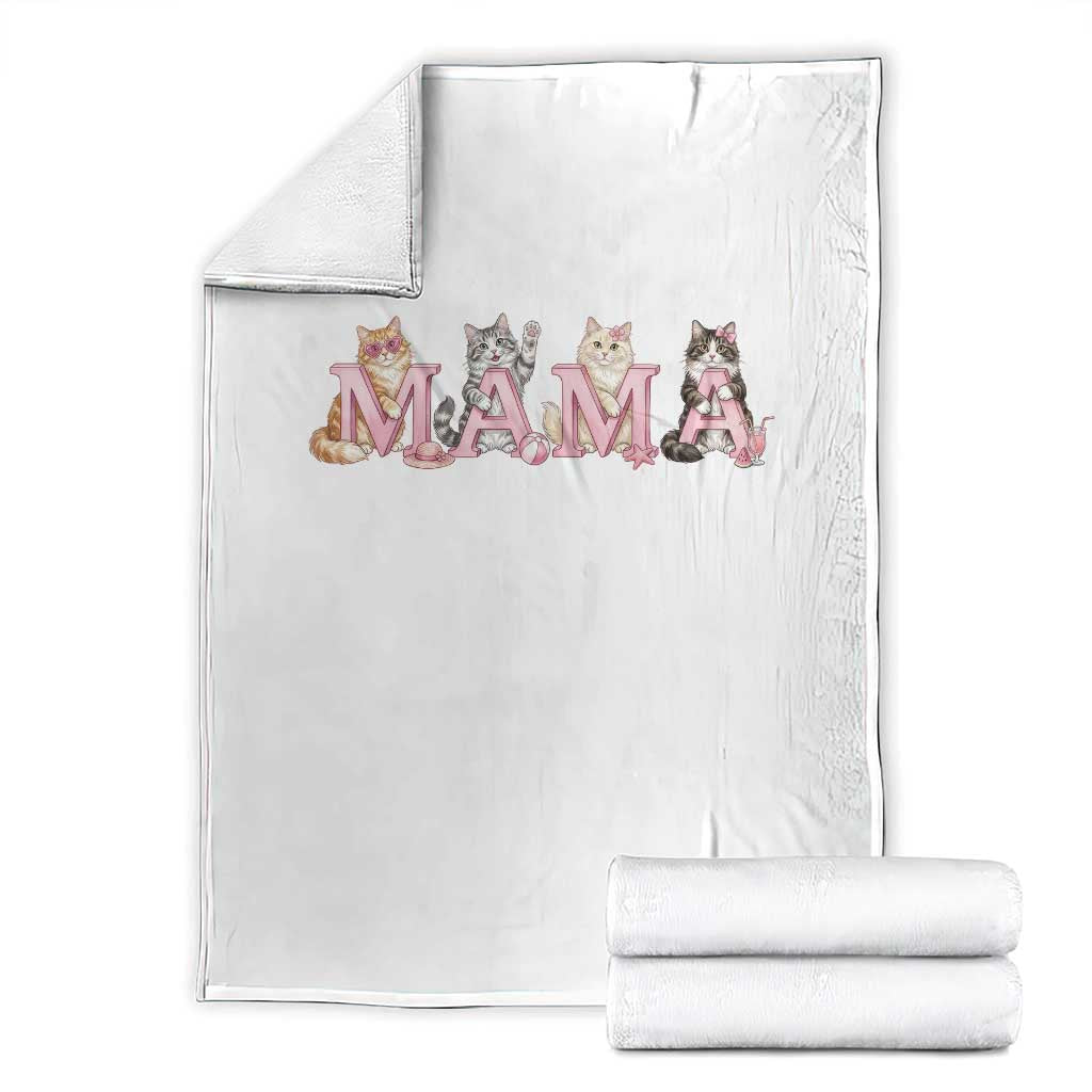 Proud Maine Coon Mama Throw Blanket Cat Lover Gift