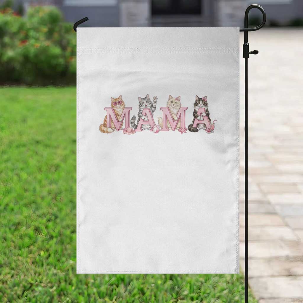 Proud Maine Coon Mama Garden Flag Cat Lover Gift