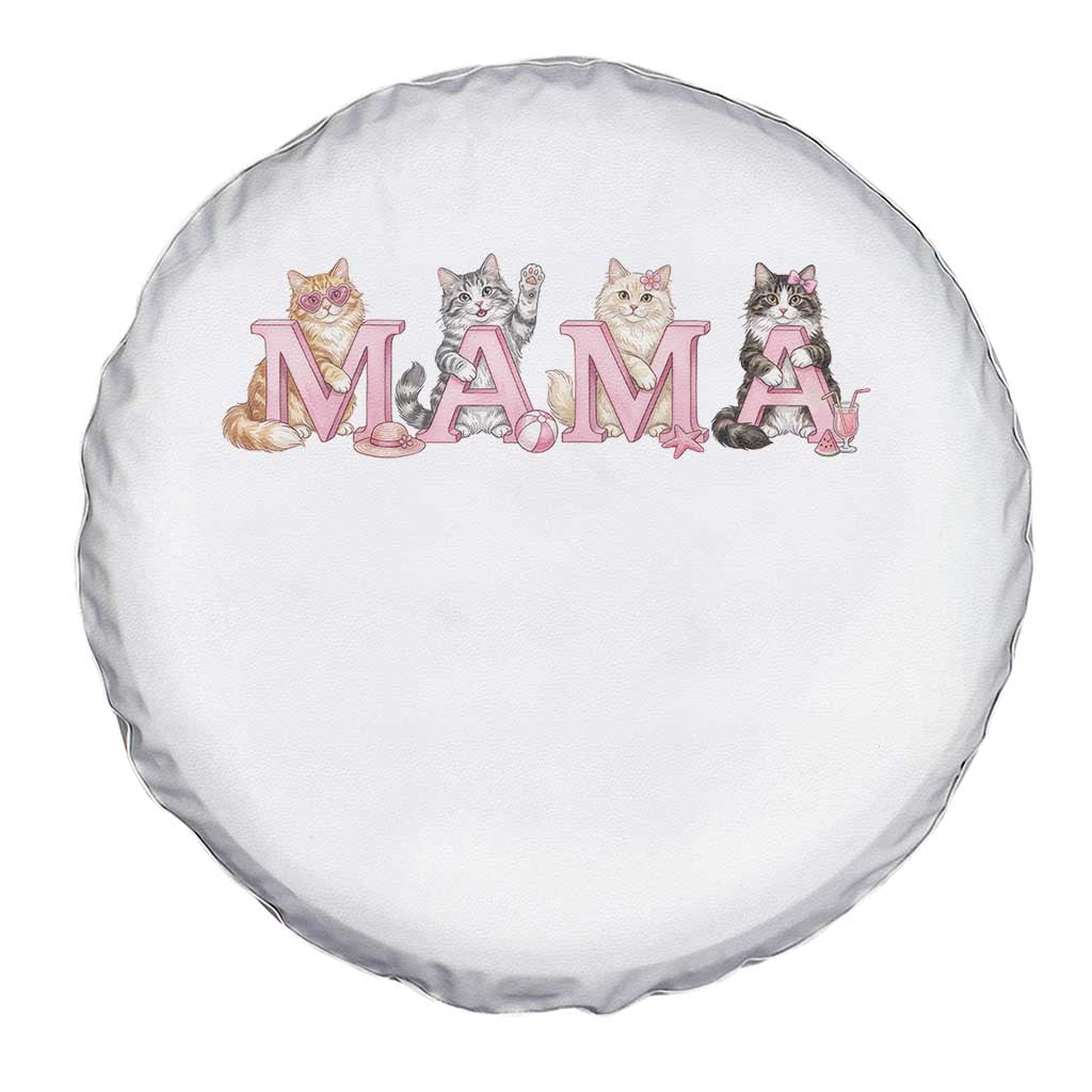 Proud Maine Coon Mama Spare Tire Cover Cat Lover Gift
