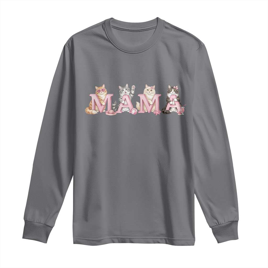 Proud Maine Coon Mama Long Sleeve Shirt Cat Lover Gift