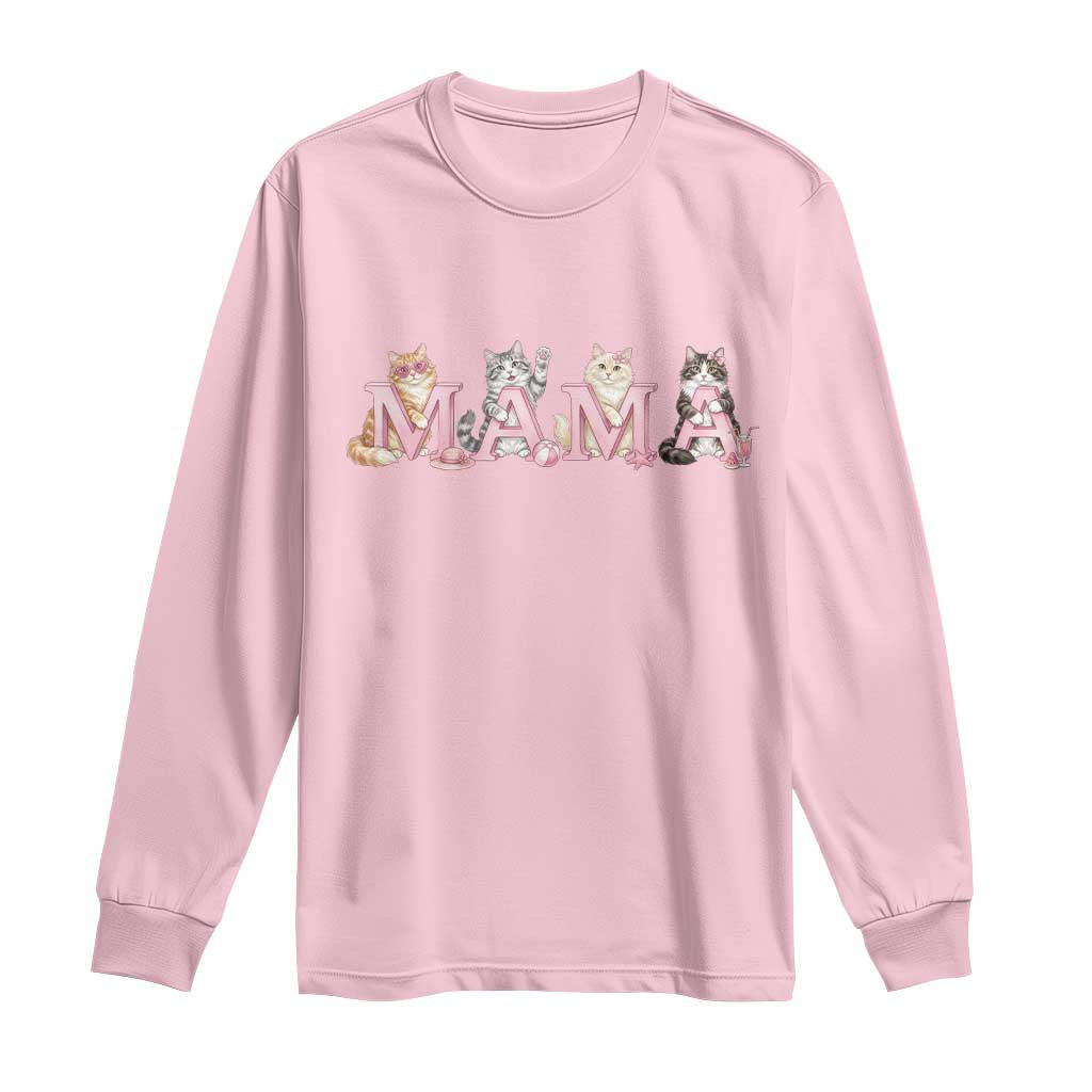 Proud Maine Coon Mama Long Sleeve Shirt Cat Lover Gift