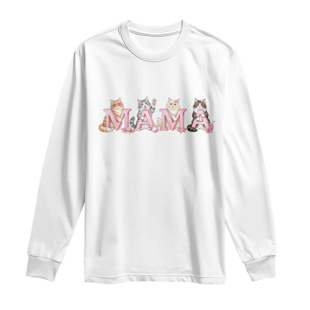 Proud Maine Coon Mama Long Sleeve Shirt Cat Lover Gift