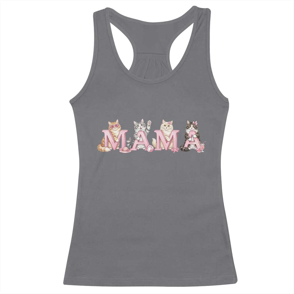 Proud Maine Coon Mama Racerback Tank Top Cat Lover Gift
