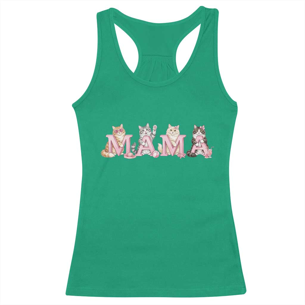 Proud Maine Coon Mama Racerback Tank Top Cat Lover Gift