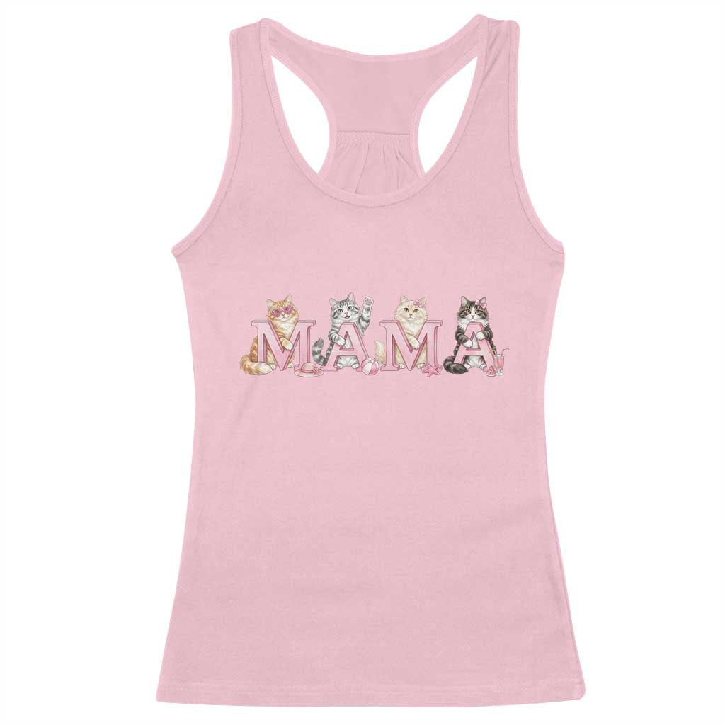 Proud Maine Coon Mama Racerback Tank Top Cat Lover Gift