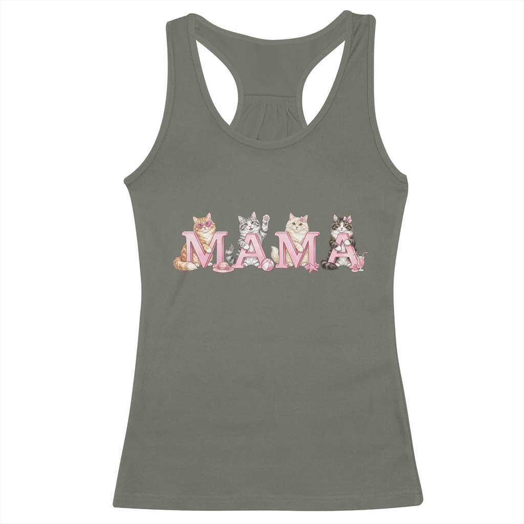 Proud Maine Coon Mama Racerback Tank Top Cat Lover Gift