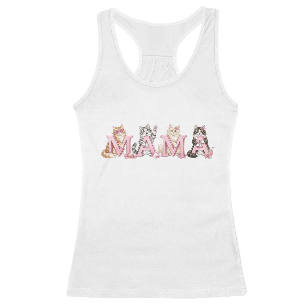 Proud Maine Coon Mama Racerback Tank Top Cat Lover Gift