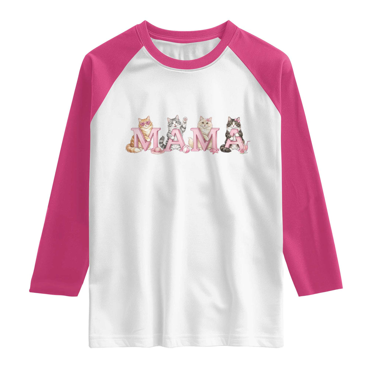 Proud Maine Coon Mama Raglan Shirt Cat Lover Gift