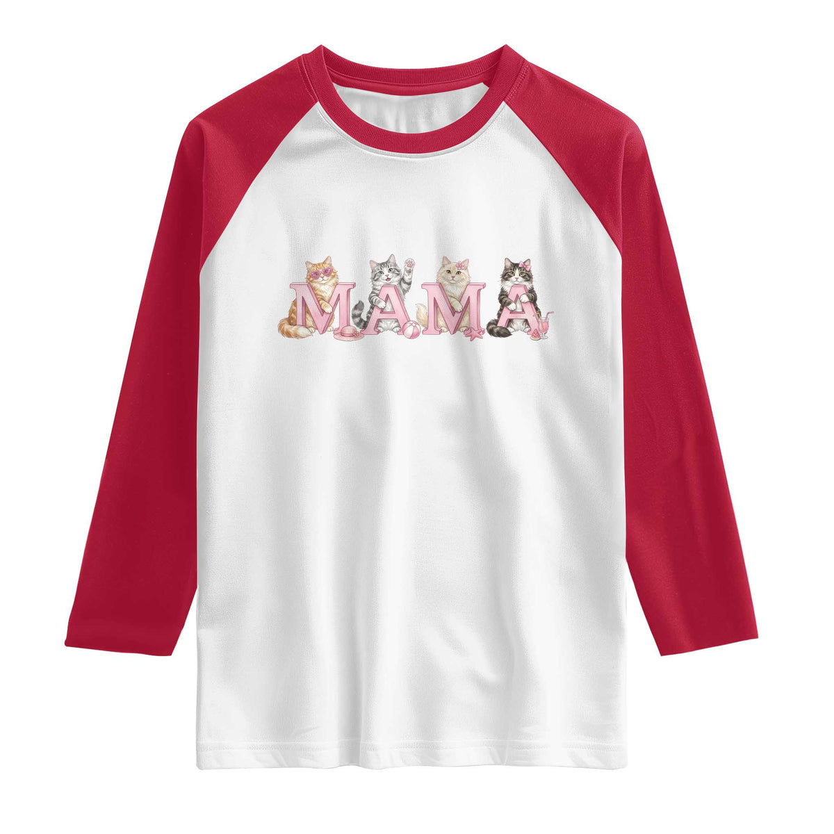 Proud Maine Coon Mama Raglan Shirt Cat Lover Gift