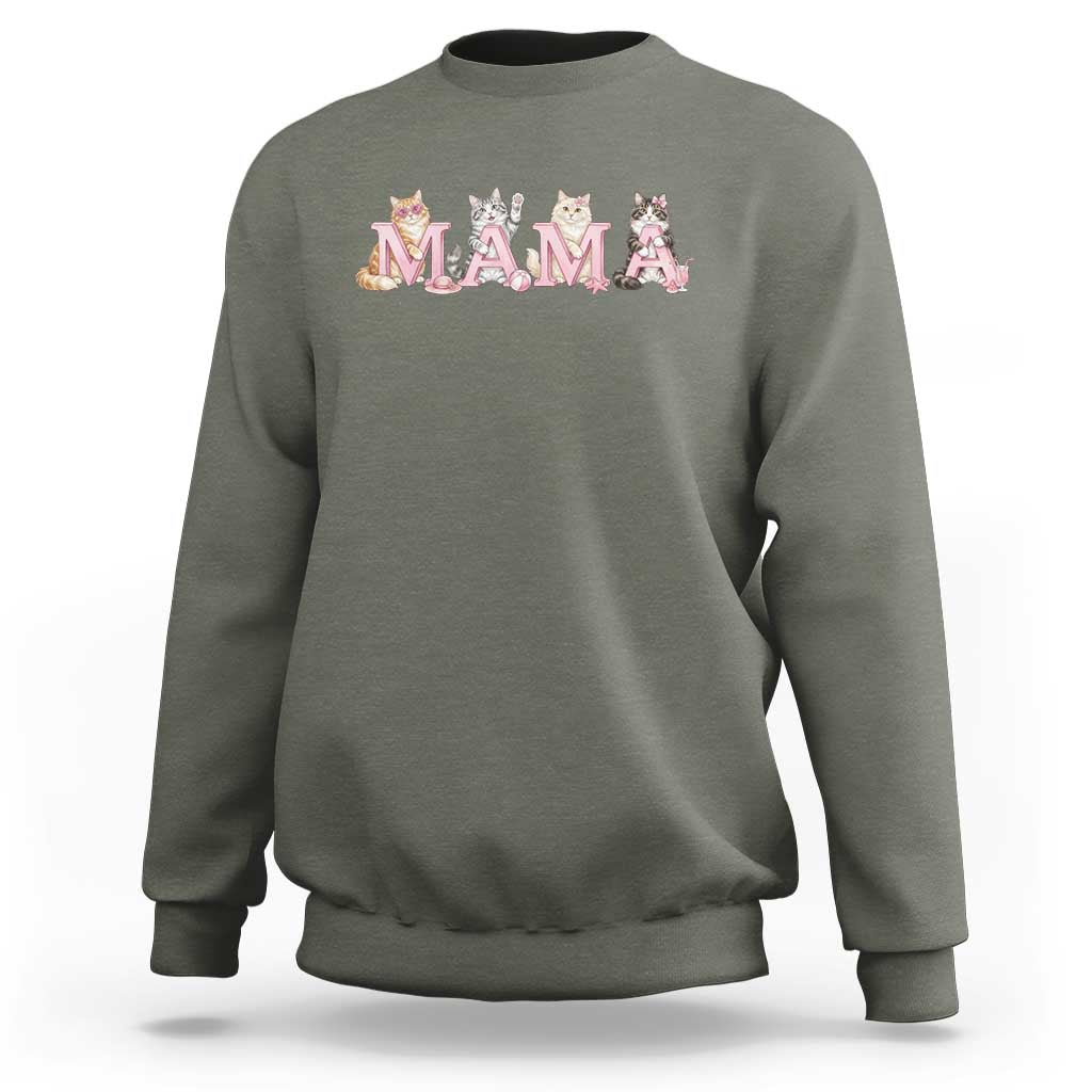 Proud Maine Coon Mama Sweatshirt Cat Lover Gift
