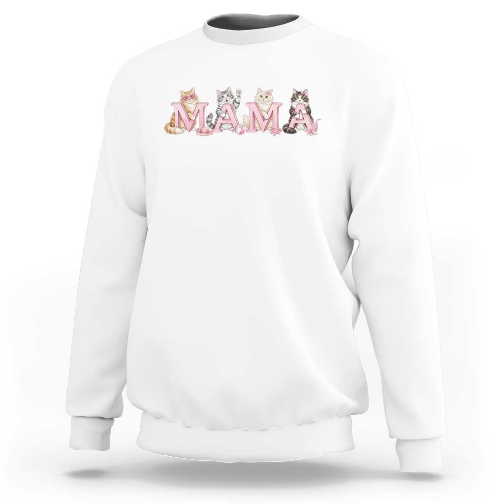 Proud Maine Coon Mama Sweatshirt Cat Lover Gift