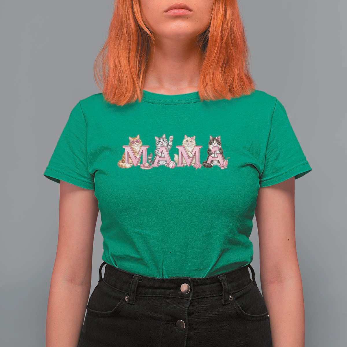 Proud Maine Coon Mama T Shirt For Women Cat Lover Gift