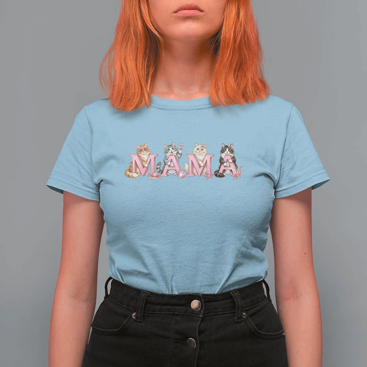 Proud Maine Coon Mama T Shirt For Women Cat Lover Gift