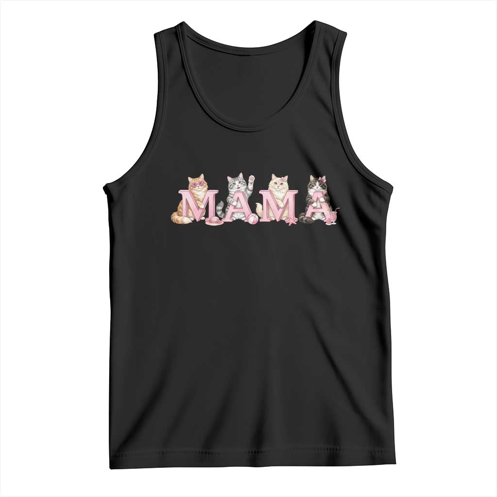 Proud Maine Coon Mama Tank Top Cat Lover Gift