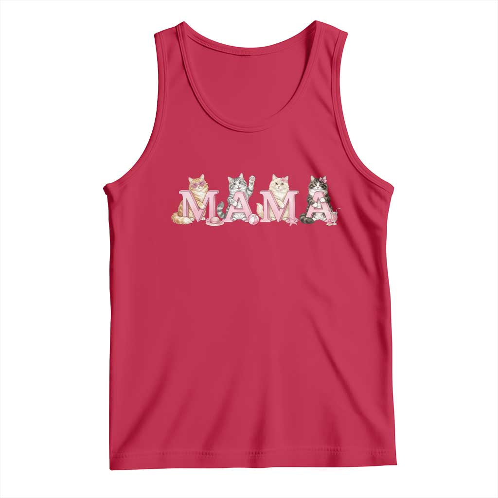 Proud Maine Coon Mama Tank Top Cat Lover Gift