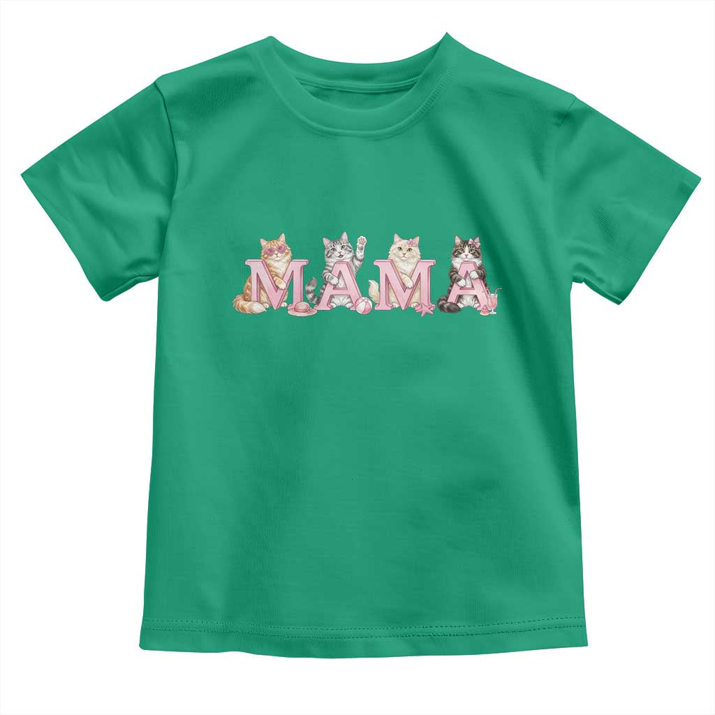 Proud Maine Coon Mama Toddler T Shirt Cat Lover Gift