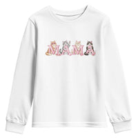 Proud Maine Coon Mama Youth Sweatshirt Cat Lover Gift