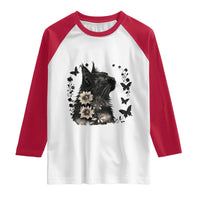 Black Maine Coon Cat Raglan Shirt Floral Sunflower Watercolor Gift