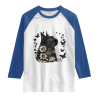 Black Maine Coon Cat Raglan Shirt Floral Sunflower Watercolor Gift
