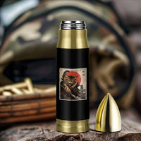 Japanese Maine Coon Samurai Warrior Bullet Tumbler Vintage Ukiyoe Cat