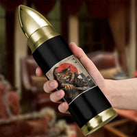 Japanese Maine Coon Samurai Warrior Bullet Tumbler Vintage Ukiyoe Cat