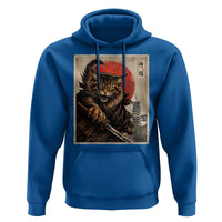 Japanese Maine Coon Samurai Warrior Hoodie Vintage Ukiyoe Cat