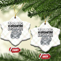 Funny Maine Coon Cat Ceramic Ornament Too Big To Care About Your Existence
