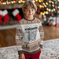 Funny Maine Coon Cat Ugly Christmas Sweater Too Big To Care About Your Existence