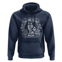 Vintage Floral Maine Coon Hoodie Mothers Day Cat Mom Gift