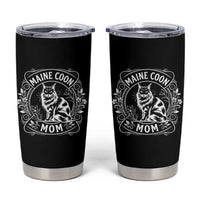 Vintage Floral Maine Coon Tumbler Cup Mothers Day Cat Mom Gift