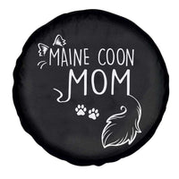 Maine Coon Mom Spare Tire Cover Large Breed Cat Lover Silhouette Gift