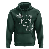 Maine Coon Mom Hoodie Large Breed Cat Lover Silhouette Gift