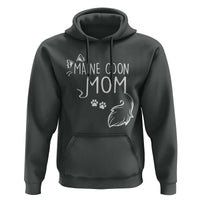 Maine Coon Mom Hoodie Large Breed Cat Lover Silhouette Gift