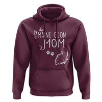 Maine Coon Mom Hoodie Large Breed Cat Lover Silhouette Gift