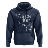 Maine Coon Mom Hoodie Large Breed Cat Lover Silhouette Gift