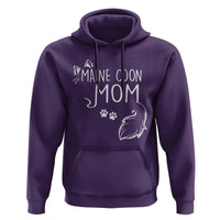 Maine Coon Mom Hoodie Large Breed Cat Lover Silhouette Gift