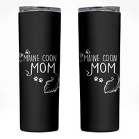 Maine Coon Mom Skinny Tumbler Large Breed Cat Lover Silhouette Gift
