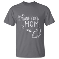 Maine Coon Mom T Shirt Large Breed Cat Lover Silhouette Gift