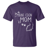 Maine Coon Mom T Shirt Large Breed Cat Lover Silhouette Gift