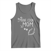 Maine Coon Mom Tank Top Large Breed Cat Lover Silhouette Gift