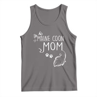 Maine Coon Mom Tank Top Large Breed Cat Lover Silhouette Gift