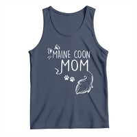 Maine Coon Mom Tank Top Large Breed Cat Lover Silhouette Gift